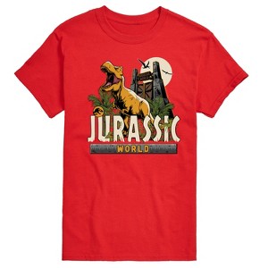Men's - Jurassic Park - Jurassic World T Rex Short Sleeve Graphic T-Shirt - 1 of 3