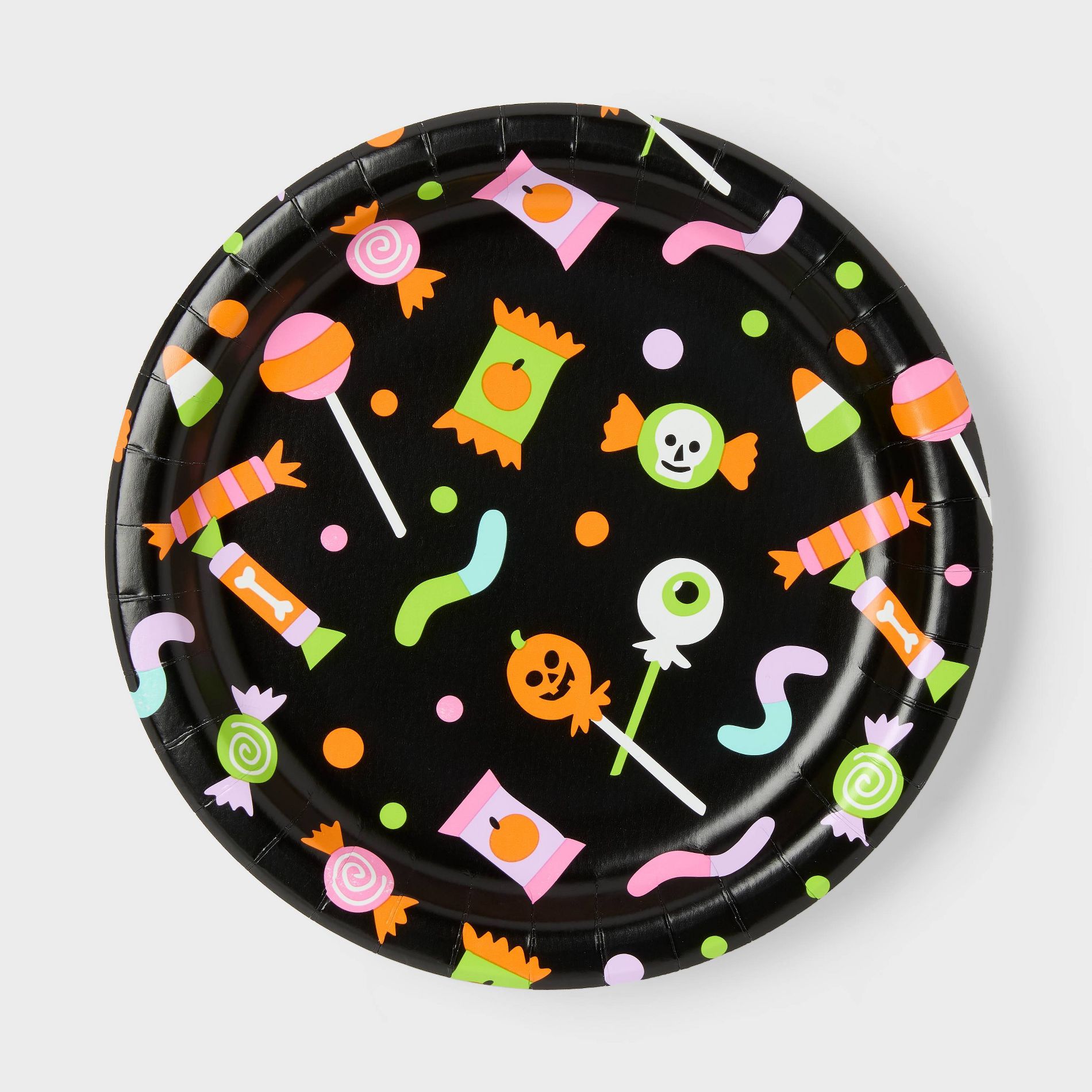 20ct Halloween Candy Toss Dinner Paper Plate - Spritz™