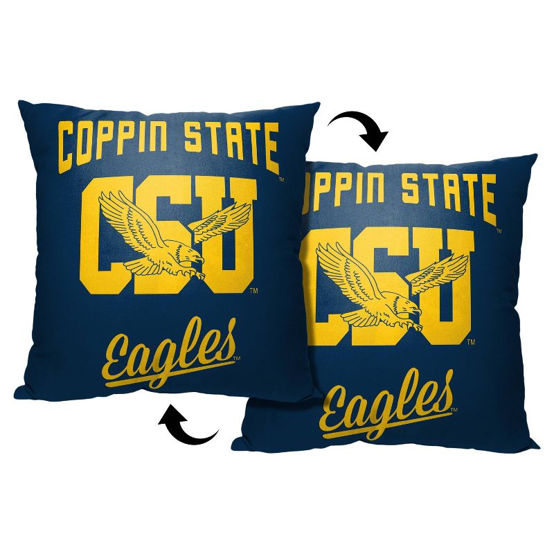 18&#34; x 18&#34; NCAA Coppin State Eagles Alumni Pillow, 2 of 4