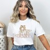 Simply Sage Market Women's Dreamer Tiger Short Sleeve Garment Dyed Tee - 2 of 2