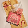 Candy Cane Soap on a Dish | Holiday Gift Set with Festive Bar Soap & Wooden Soap Dish | Plantlife - 2 of 3