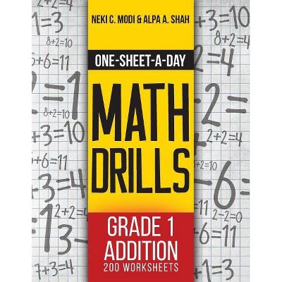 One-Sheet-A-Day Math Drills - (One-Sheet-A-Day Math Drill Workbook Series: Grades) by  Neki C Modi & Alpa a Shah (Paperback)