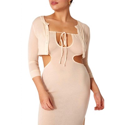 Women's CROPPED CARDIGAN - WE WORE WHAT
