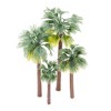 Bright Creations 32 Pieces Miniature Palm Trees for Dioramas, Models, Crafts Decorating, 2 Styles, 8 Sizes - 3 of 4