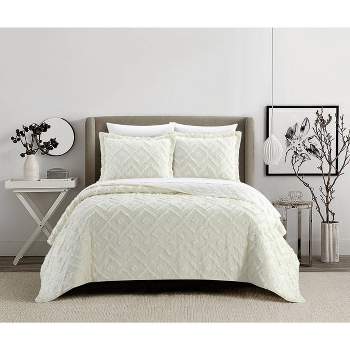 7pc Queen Babe Bed In A Bag Quilt Set Beige - Ny&c Home Collection : Target