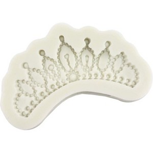 O'Creme Tiara  Silicone Fondant Mold - 4" x 3" - White - 1 of 4