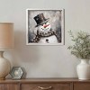 Creative Products Happy Painterly Snowman 16 x 16 White Framed Print - 4 of 4