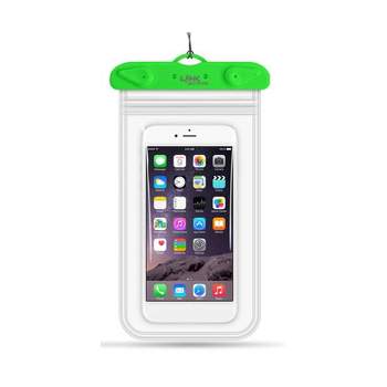 Link Waterproof Cell Phone Bag Up to 10.5" Underwater Dry Bag  IPX8 Fits iPhone 13 Pro Max/12/11/XR/X, Galaxy S22/S21, Note 20, Pixel/OnePlus & More Great For Showers, Vacations or Swimming