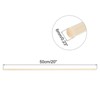 Unique Bargains Arts Crafts Garden Christmas Decoration Round Natural Wood Sticks 60 Pcs - 2 of 4