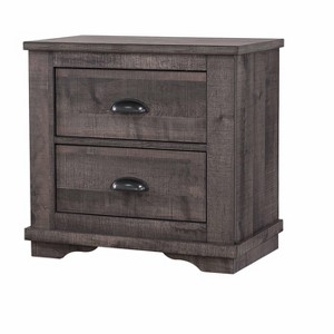 NicBex Nightstand with Drawers,Modern Side Table with Pulls and Wood Frame,Bedside Table for Bedroom,Living Room - 1 of 4