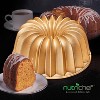 NutriChef Extra Thick Cast Aluminum French Wreath Fluted Cake Pan – Non-Stick Coating, Oven Safe - 2 of 4