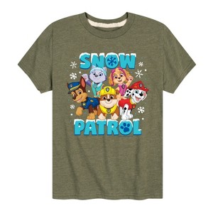 Boys' - Paw Patrol - Snow Patrol Short Sleeve Graphic T-Shirt - 1 of 4
