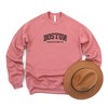 Simply Sage Market Women's Bella Canvas Graphic Sweatshirt Embroidered Boston Massachussetts - 2 of 2