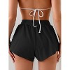 Eomenie Swim Shorts for Women Tummy Control Boy Shorts High Waisted Bathing Suit Bottom with Built-in Panty - 2 of 3