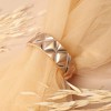 SOHI Women's California Gold Metallic Quilt Bracelet - 2 of 4