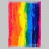 Adult Design By Humans Vertical Artistic Pride Flag By stevej T-Shirt - 2 of 2