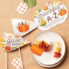 Big Dot of Happiness Fall Friends Thanksgiving - Triangle Friendsgiving Party Photo Props - Pennant Flag Centerpieces - Set of 20 - 2 of 4