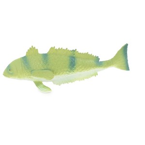 Collectible Wildlife Gifts | Green Tilefish, Great Northern Golden Tile Fish, Saltwater, Rubber Fish, Model,  Toy, Gift,    4 1/2"   F0418 B378 - 1 of 4
