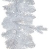 Kurt Adler 9 Foot Pre-Lit Warm White LED Jackson White Pine Garland - 2 of 3