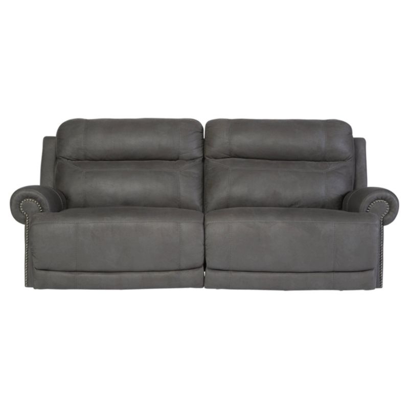 Austere 2 Seat Recliner Sofa Gray - Signature Design by Ashley, 1 of 7