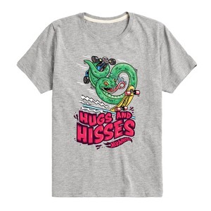Boys' - Hot Wheels - Snake Hugs & Kisses Short Sleeve Graphic T-Shirt - 1 of 4