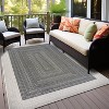 World Rug Gallery Contemporary Braided Weather Resistant Reversible Indoor/Outdoor Area Rug - 2 of 4
