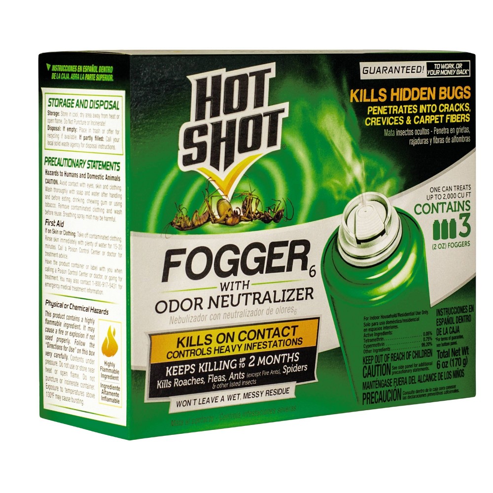 UPC 071121201379 product image for Hot Shot Fogger with Odor Neutralizer - 2oz/3ct | upcitemdb.com