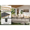 4-Piece Outdoor Patio Furniture Set with Table, Chaise Lounge & 2 Cushioned Armchairs, Rattan Balcony Set for Porch, Lawn, Poolside & Deck - 4 of 4