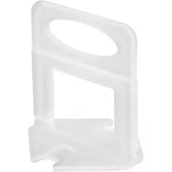 Juvale 400 Pack Tile Leveling Clips Reusable Plastic Leveling Spacer Clips, White, 1/32 Inch