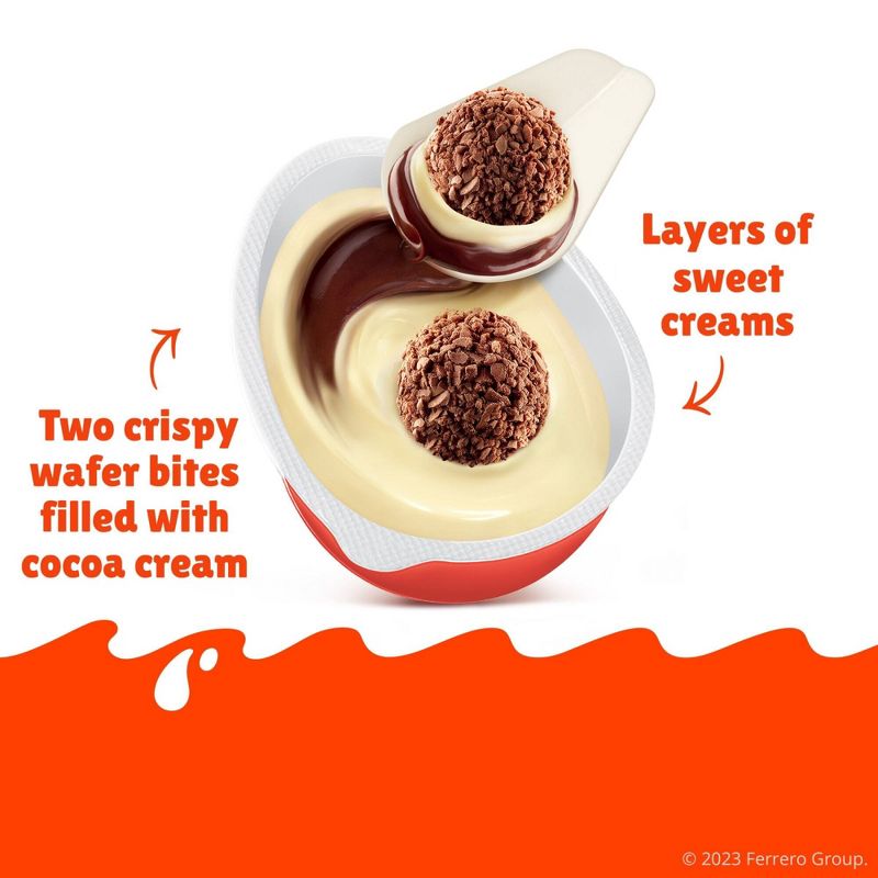 Kinder Joy Sweet Cream Topped with Cocoa Wafer Bites Milk Chocolate Treat + Toy Candy - 0.7oz, 5 of 11