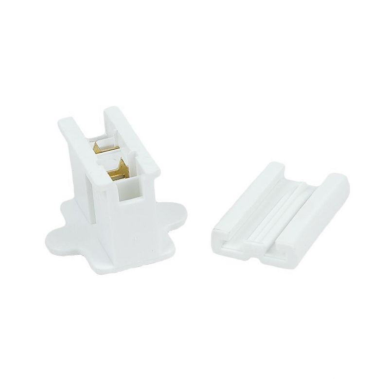 Novelty Lights White Snap-On Vampire Plug SPT-2 for C9/C7 Socket or Zip Cord Wire, 3 of 7