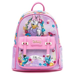 Daisy Duck WondaPop 11" Vegan Leather Fashion Mini Backpack - 1 of 4