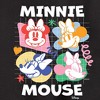 Boys' - Disney - Minnie Mouse Multicolored Grid Graphic Long Sleeve Fleece Sweatshirt - 2 of 4
