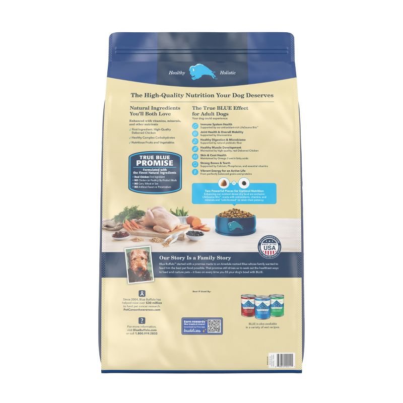 Blue Buffalo Life Protection Formula Natural Adult Dry Dog Food with Chicken and Brown Rice, 6 of 14