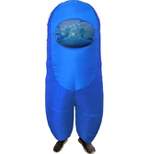 Amongst Us Imposter Sus Crewmate Inflatable Child Costume Blue | Standard