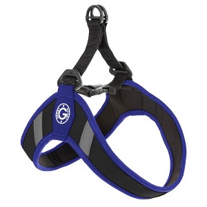 Gooby Simple Step in Dog Harness with Reflective Lining, Blue, Medium - 1 of 1