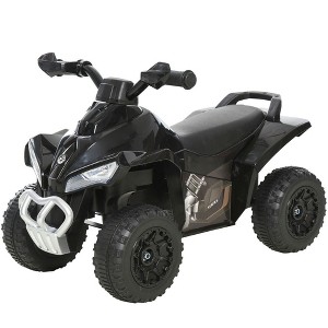 Resenkos Toy Car,NO Power Kids Ride On Push Car, Ride Racer, Foot-to-Floor Sliding Car, Walking ATV Toy, Black - 1 of 4