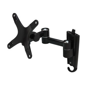 MegaMounts Full Motion, Tilt and Swivel Single Stud Wall Mount for 13 - 30 Inch Displays - 1 of 3