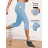 Leggings for Women with Pockets - High Waisted Tummy Control No See Through Workout Soft Yoga Pants - 3 of 4