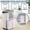 Dehumidifier 45 Pints/Day, Low Noise, Intelligent Humidity Control, for Home, Basement & Garage, 6500ML Tank with Drain Hose - 4 of 4