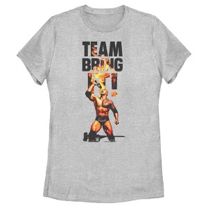 Women's WWE The Rock Team Bring It Crop T-Shirt - 1 of 4