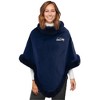 NFL Seattle Seahawks Fur Trim Poncho - image 2 of 4