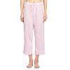 Casual Nights Women's Short Sleeve Lace Dot Capri Pajama Set - 4 of 4