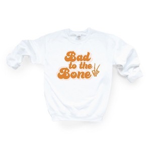 Simply Sage Market Women's Graphic Sweatshirt Bad To The Bone Hand - 1 of 2