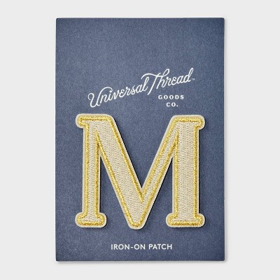 Patches Letters M - Universal Thread™ White