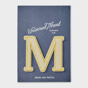 Patches Letters M - Universal Thread™ White - 1 of 2
