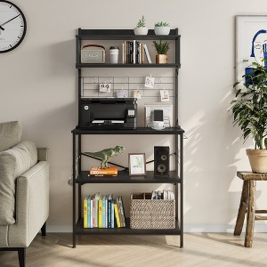 Bestier 5 Tier Microwave Stand, Coffee Bar Table with Storage for Small Space Kitchen - 1 of 4