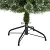 Nearly Natural Pre-Lit LED Slim Snow Flocked Tip Wisconsin Pine Artificial Christmas Tree Clear Lights - 3 of 4