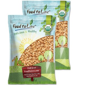 Organic Dry Roasted Whole Cashews - Non-GMO, Unsalted, Oven Roasted Cashew Nuts, No Oil Added, Kosher, Vegan - 1 of 4