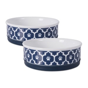 Bone Dry Pet Bowl - Set/2 - 1 of 4